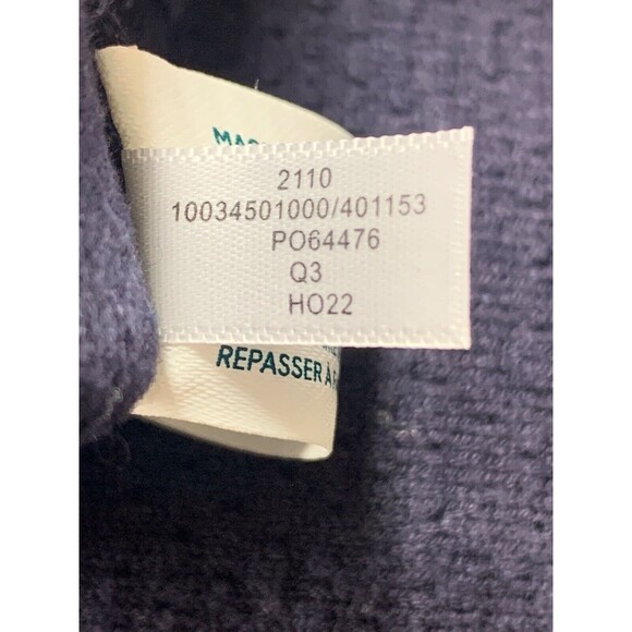 Tommy John Sweater Jogger Pants Womens Size L Navy Blue Winter Lounge Textured - Picture 9 of 10